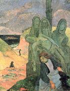 Paul Gauguin The Green Christ oil on canvas